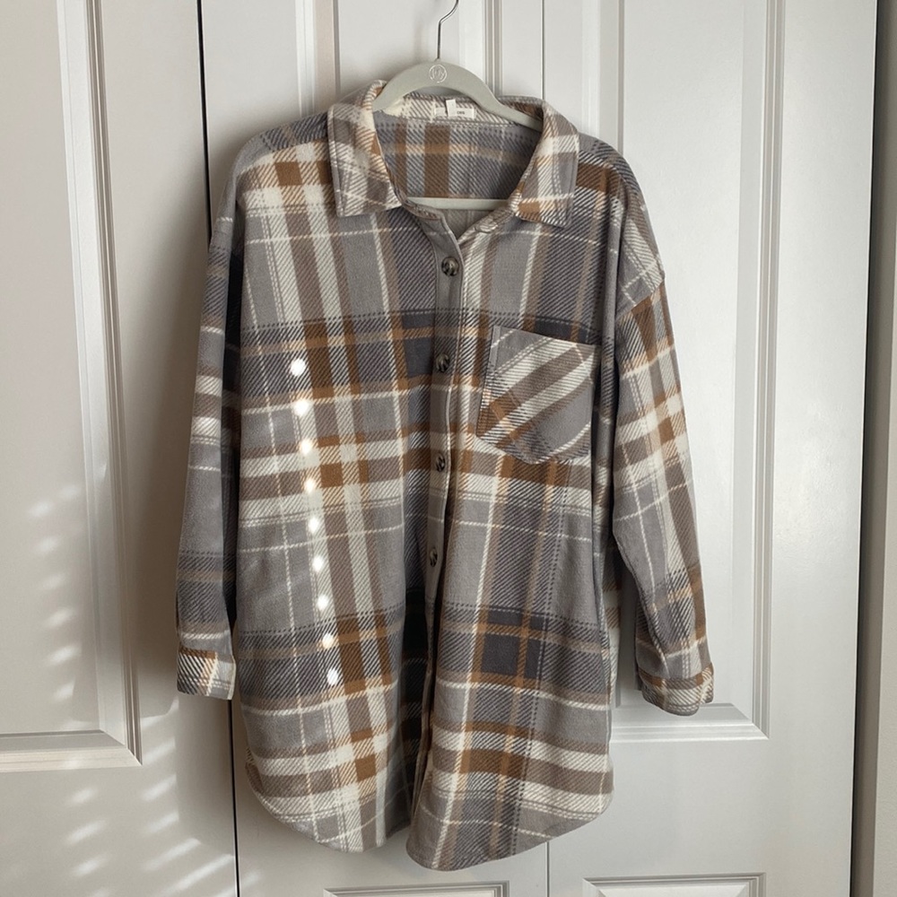 Plaid fleece